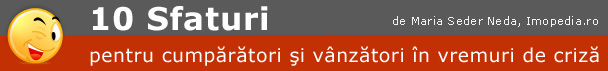 Sfaturi utile pentru cumparatori si vanzatori Sfaturi utile pentru cumparatori si vanzatori